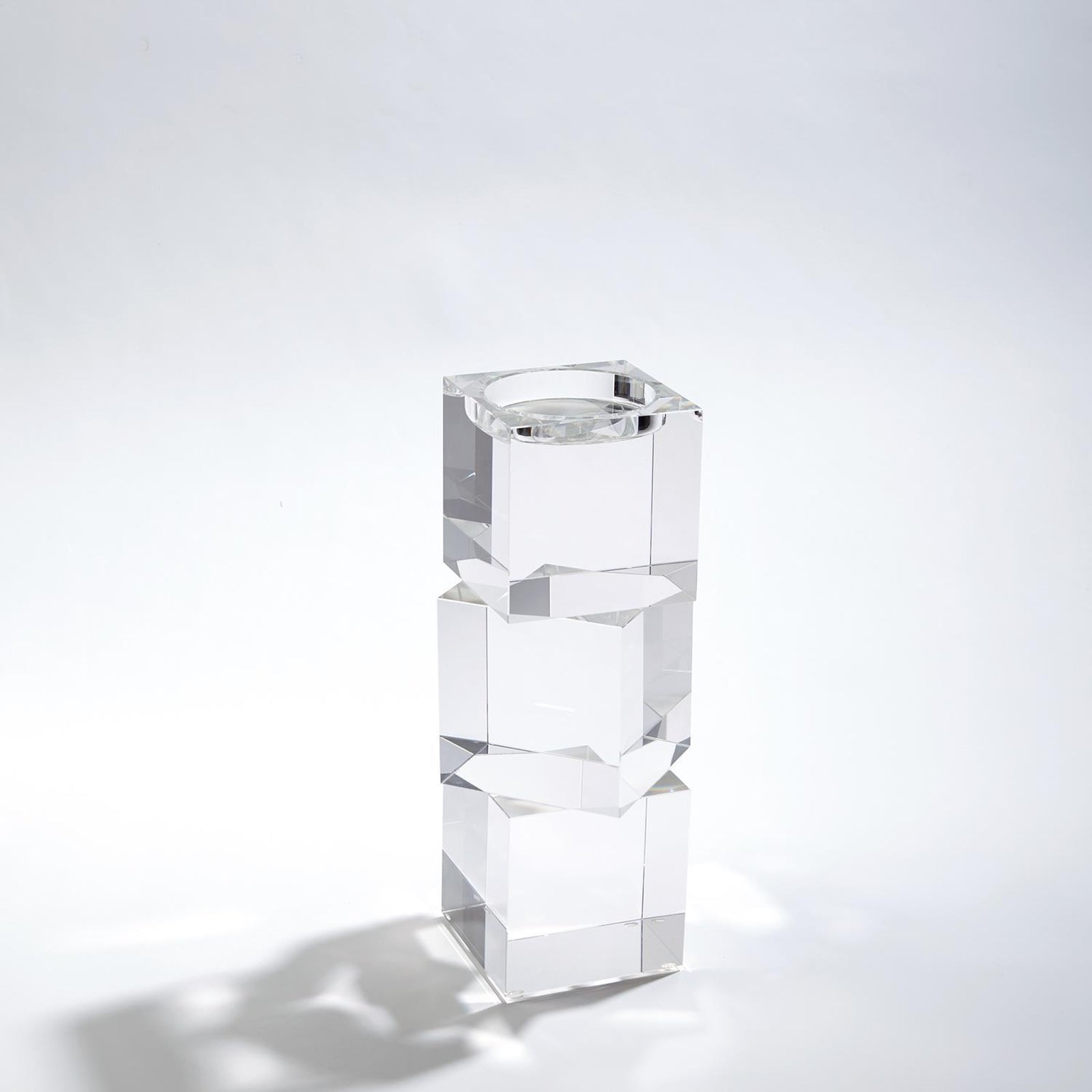 Global Views Escalier Pillar Candle Holder