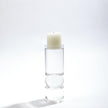 Global Views Bipolar Crystal Candle Holder
