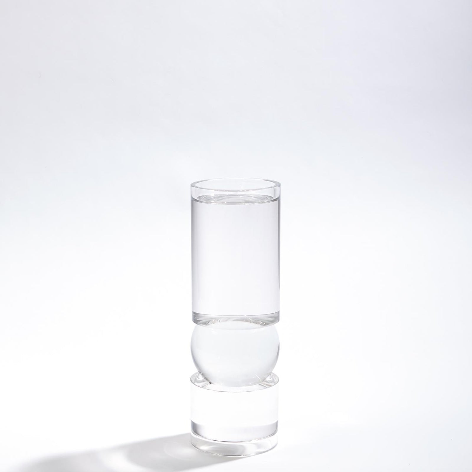 Global Views Bipolar Crystal Candle Holder