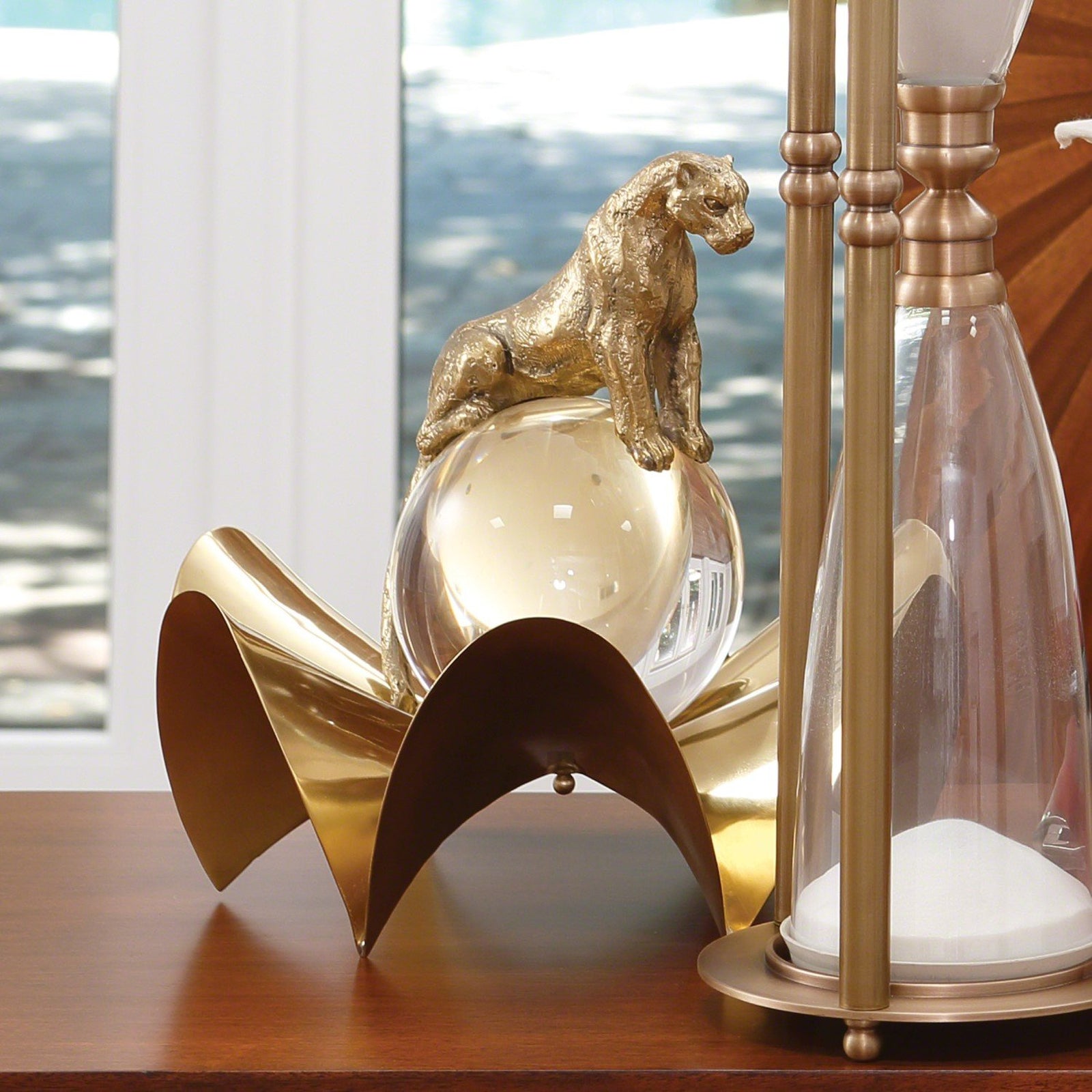 Global Views Jaguar on Crystal Sphere