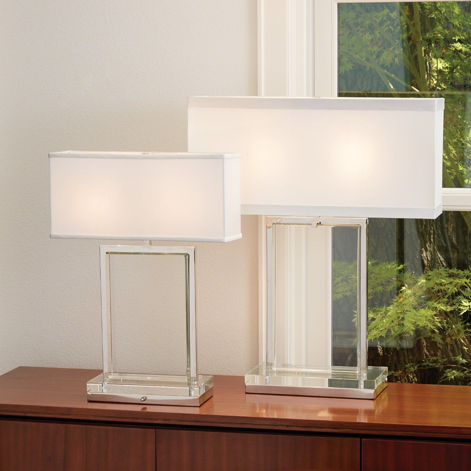 Global Views Mini Crystal Slab Lamp