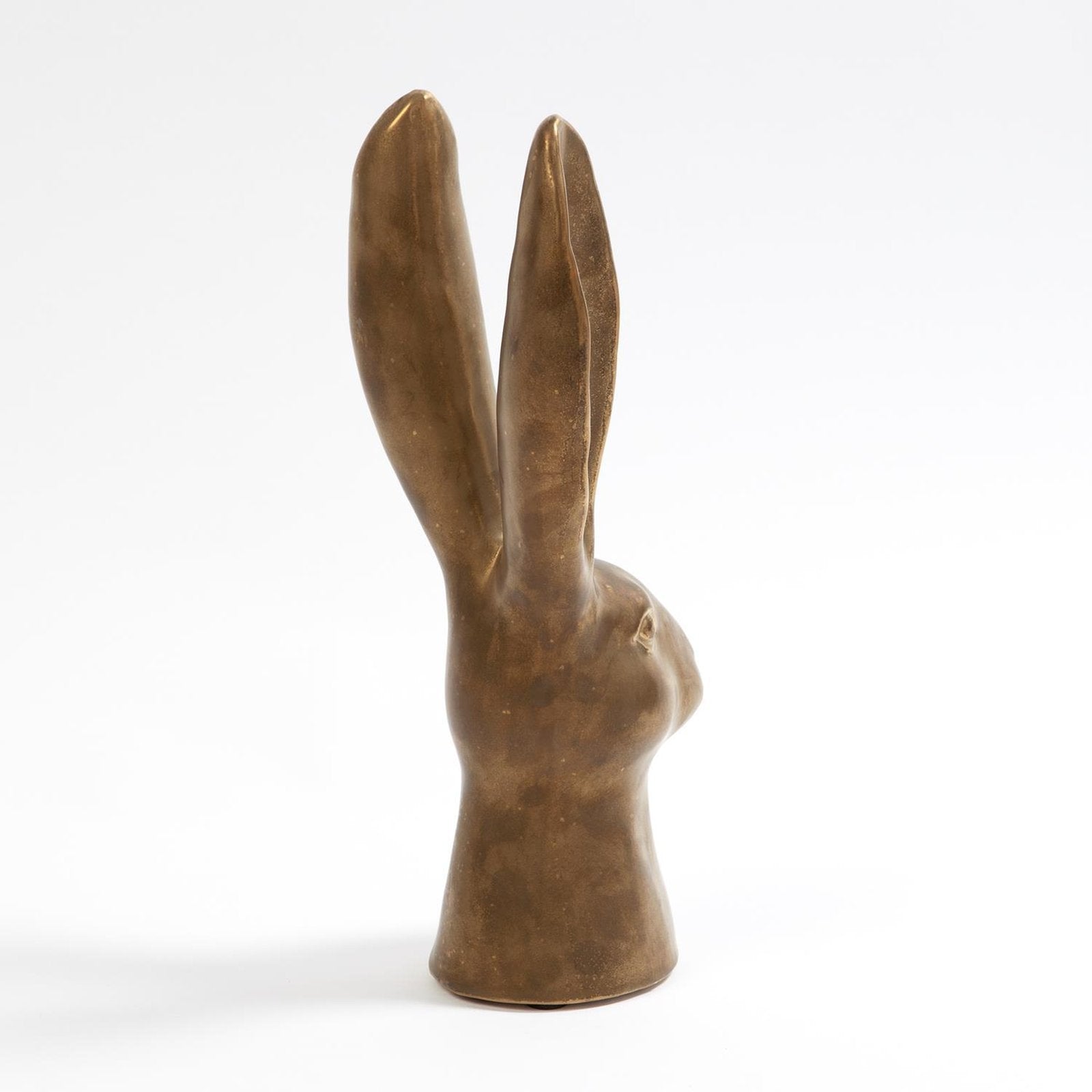 Global Views Reactive Matte Gold Rabbit
