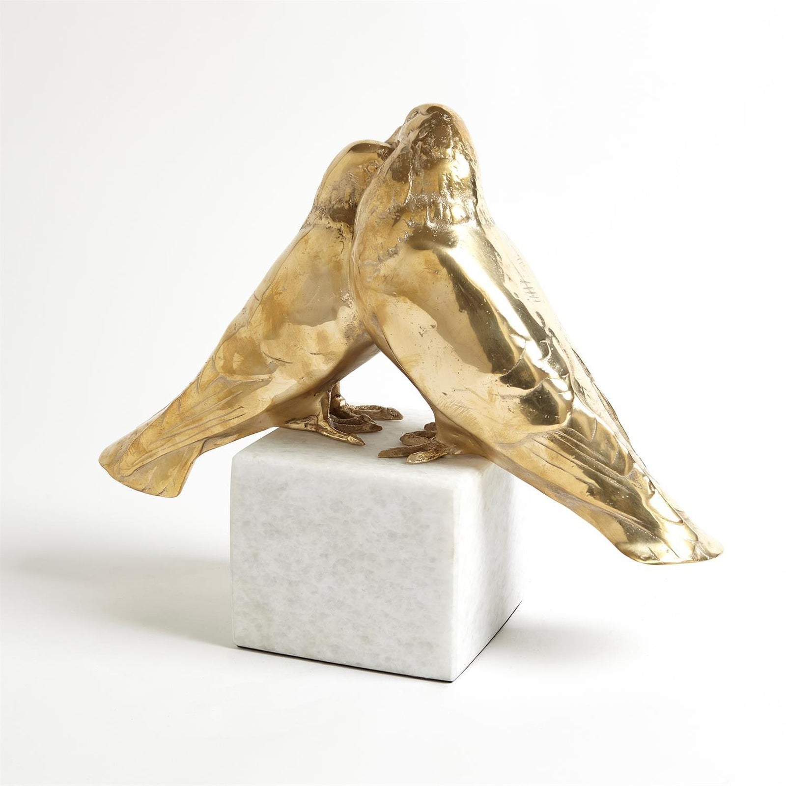 Global Views Brass Love Doves