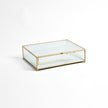 Global Views Reeded Glass Box Clear