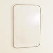 Global Views Brass Banded Mirror