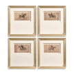 Jonathan Charles Equestrian Lines in Motion - Set of 4
