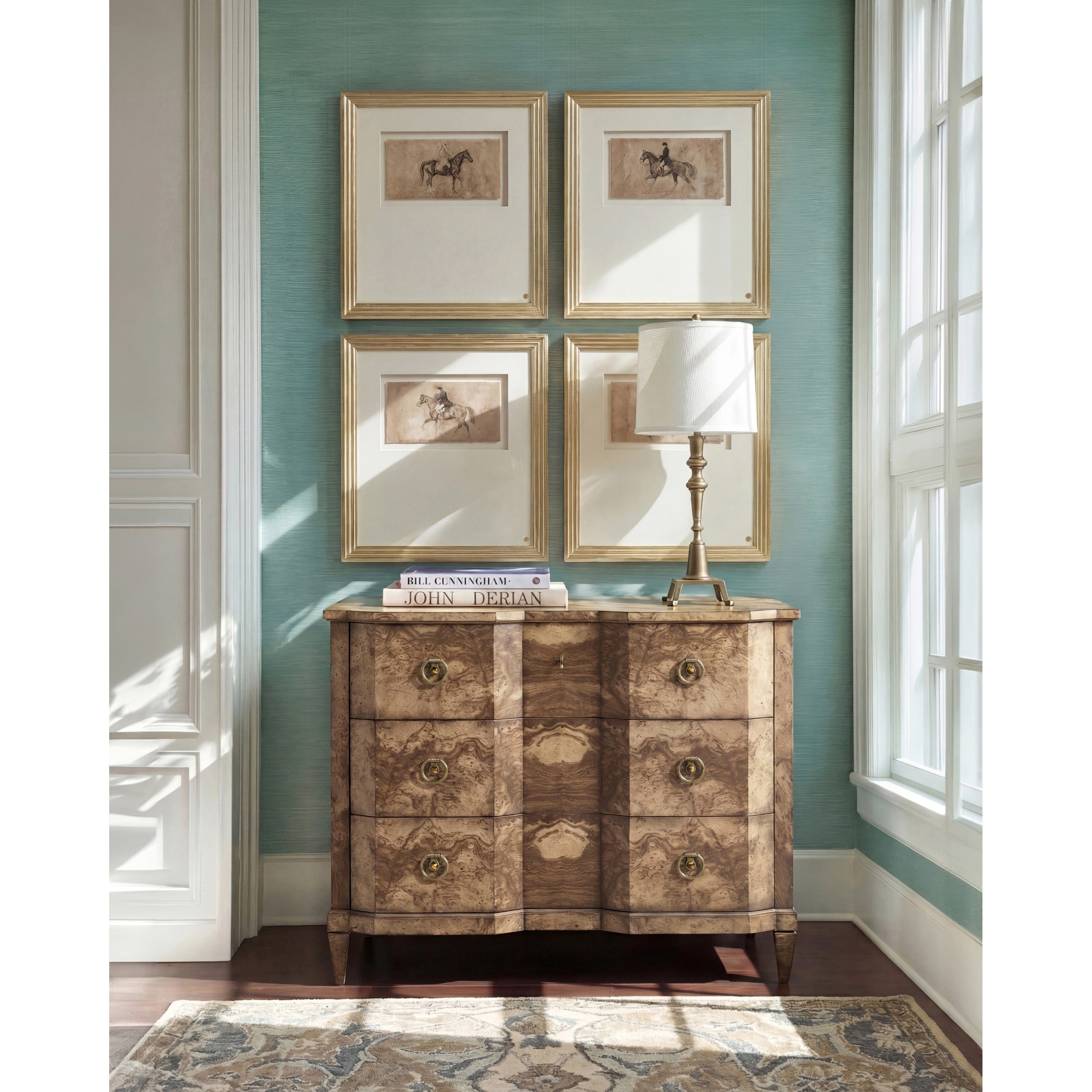 Jonathan Charles Equestrian Lines in Motion - Set of 4