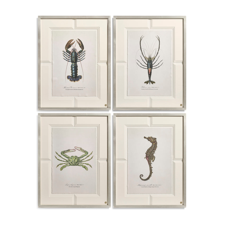 Jonathan Charles Vintage Marine Animals - Set of 4