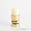 Global Views Romano Brass Candle Holder