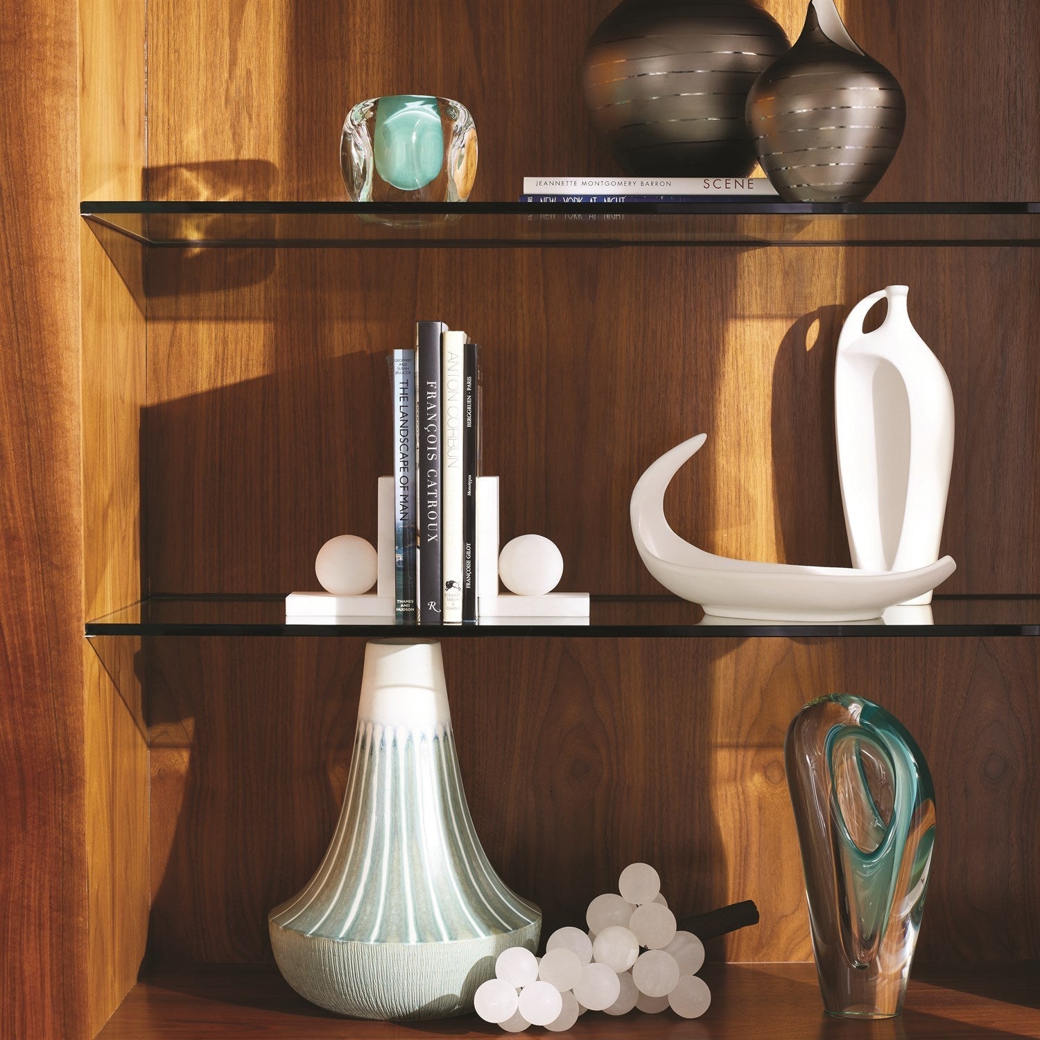 Global Views Wintergreen Double Vase