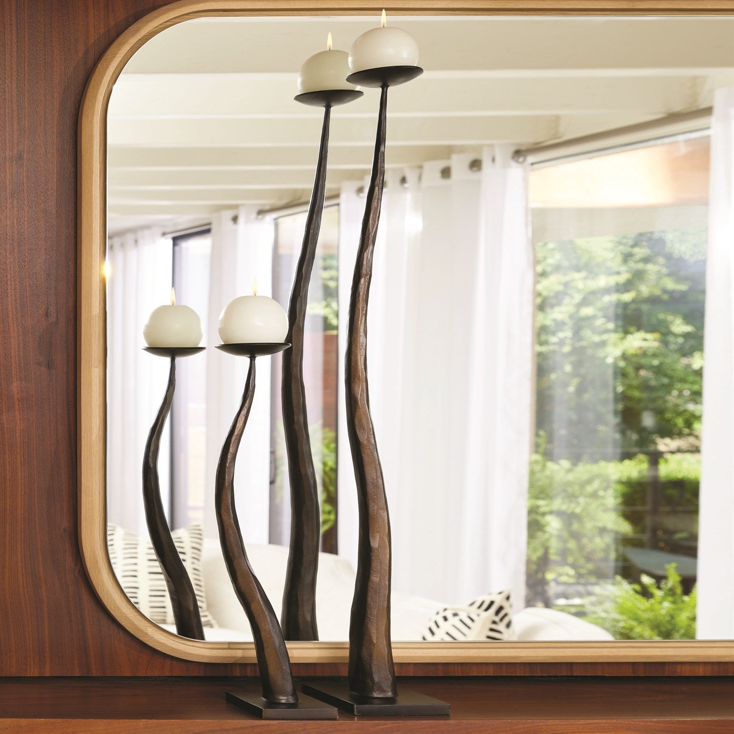 Global Views Chiseled Candle Holder by Ashley Childers