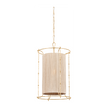 Hudson Valley Lighting Jones Point 1 Light Vintage Gold Leaf Lantern Ceiling Light