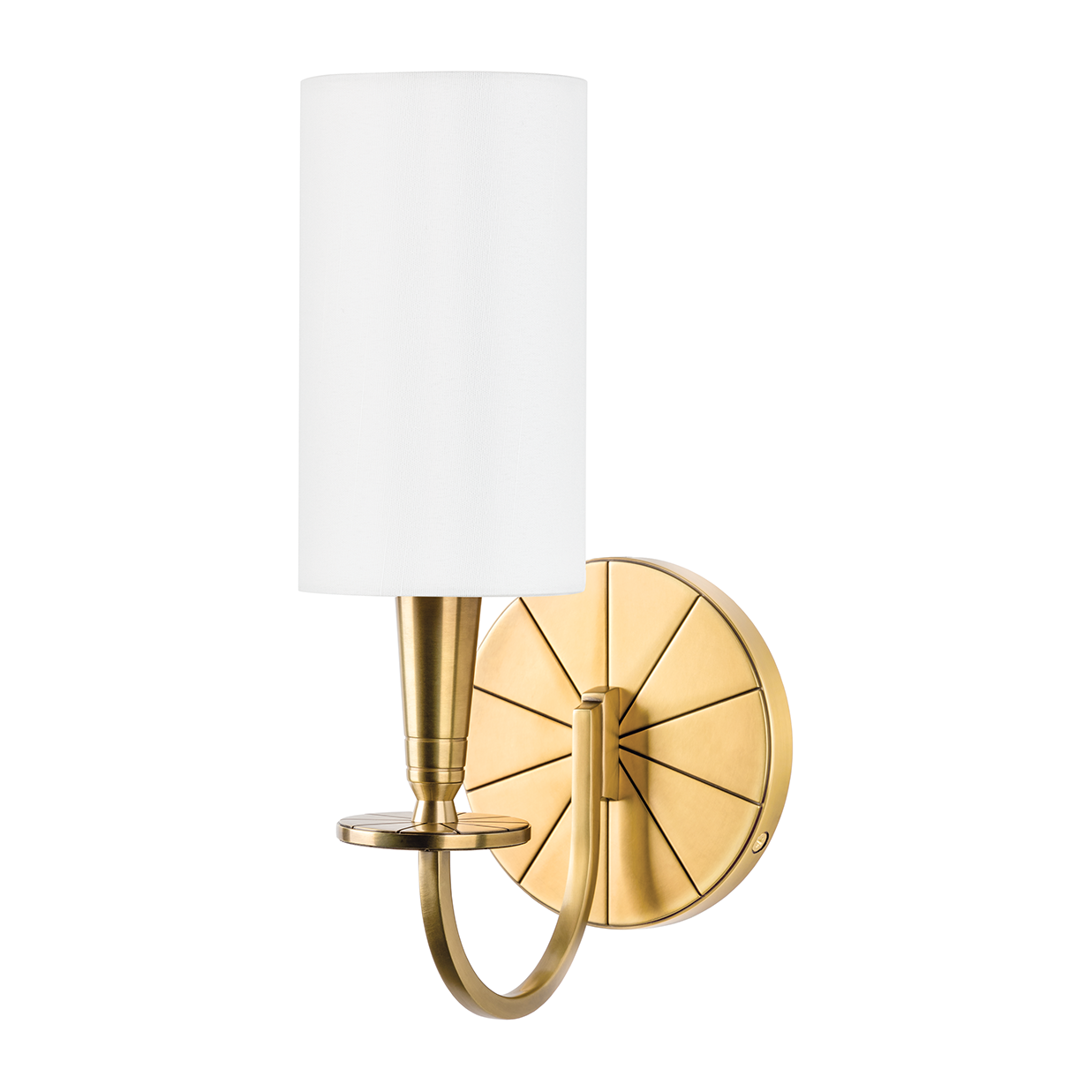 Hudson Valley Lighting Mason 1 Light 5 inch Aged Brass Wall Sconce Wall Light