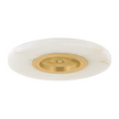 Hudson Valley Lighting Alto 1 Light 24 inch Aged Brass Semi Flush Ceiling Light