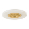 Hudson Valley Lighting Alto 1 Light 24 inch Aged Brass Semi Flush Ceiling Light