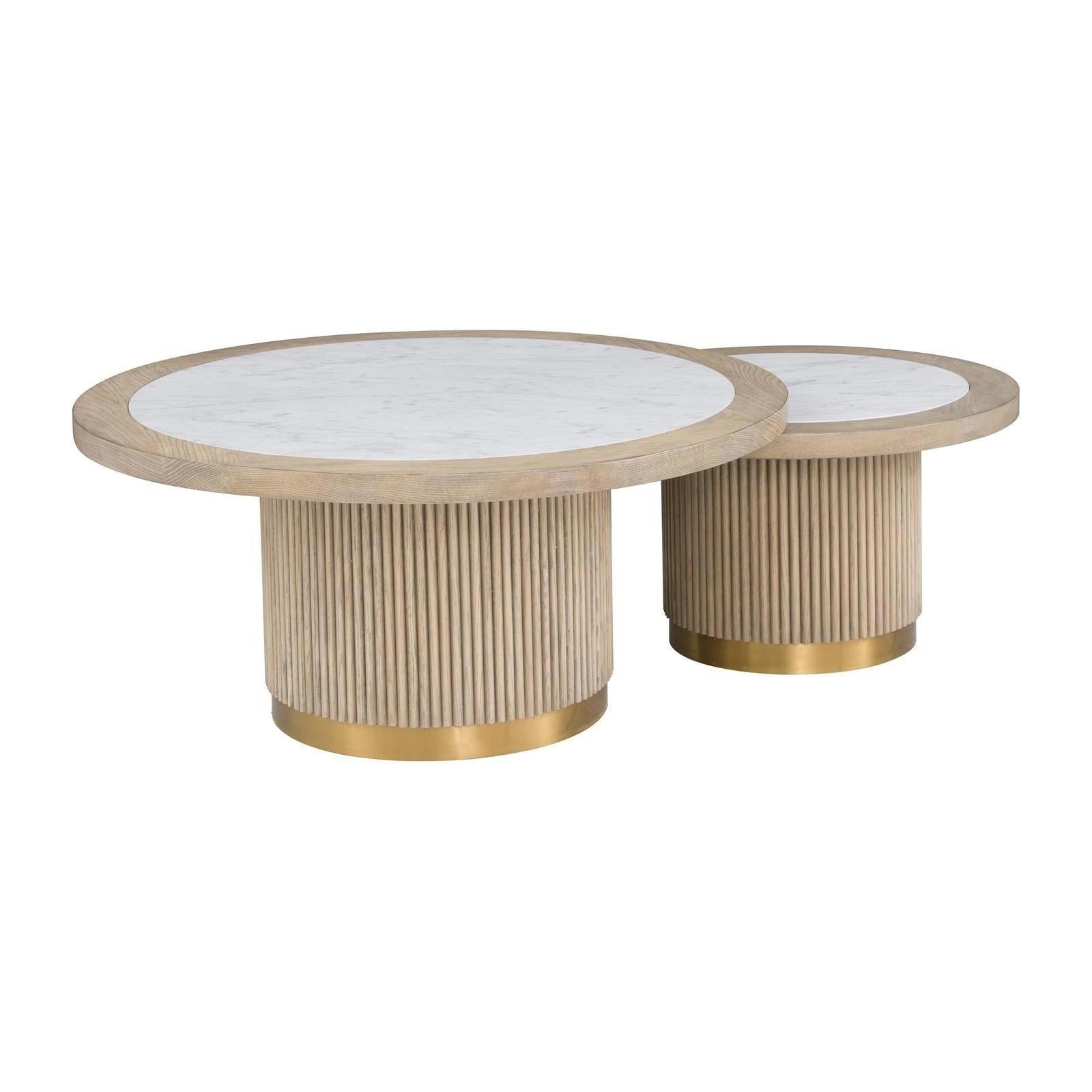 Fairfield Everett Large Round Bunching Cocktail Table