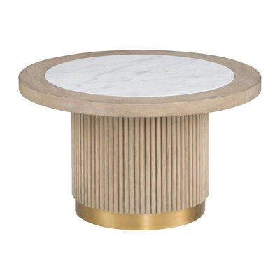 Fairfield Everett Monogram Small Round Bunching Cocktail Table