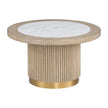 Fairfield Everett Monogram Small Round Bunching Cocktail Table