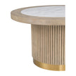 Fairfield Everett Monogram Small Round Bunching Cocktail Table