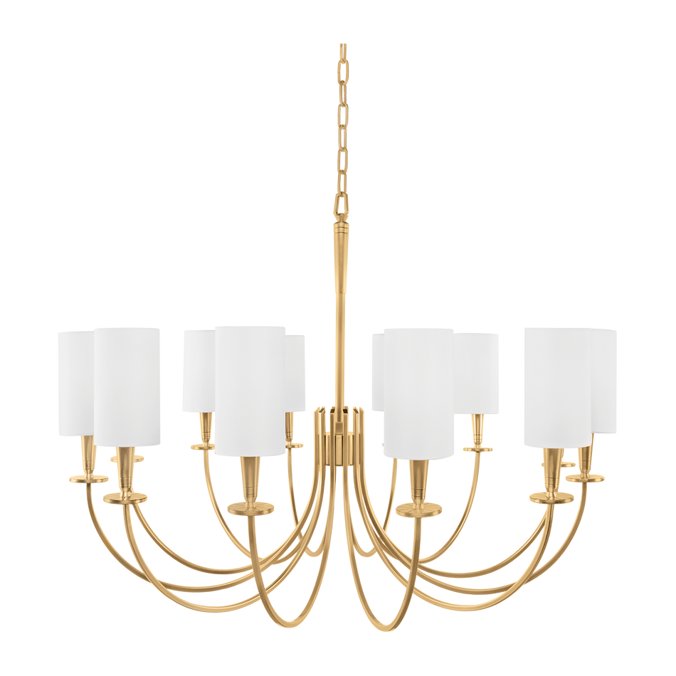 Hudson Valley Lighting Mason 12 Light 34.5 inch Chandelier Ceiling Light