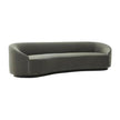 Arteriors Turner Sofa Sharkskin Velvet Grey Ash