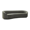 Arteriors Turner Sofa Sharkskin Velvet Grey Ash
