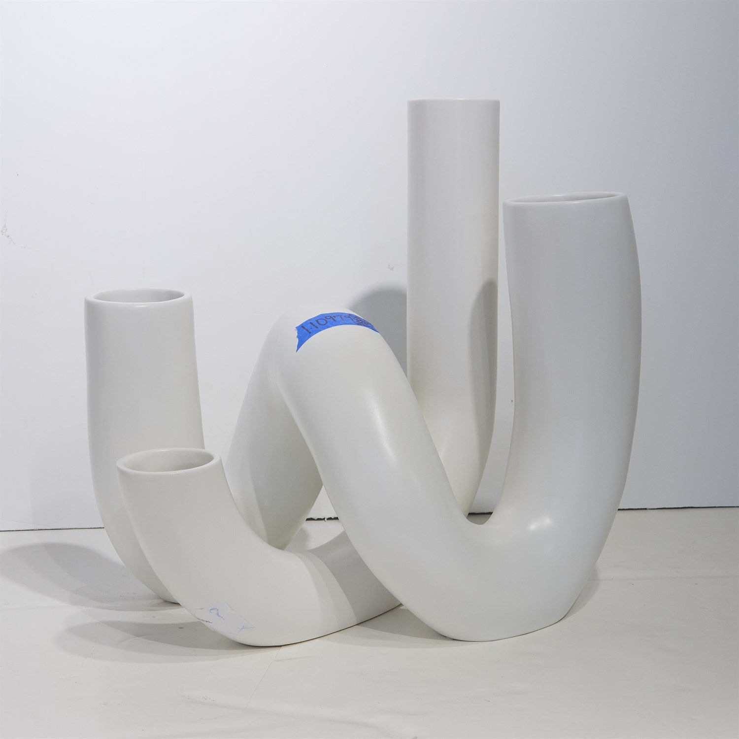 Global Views Matte White Cellentani Vase Set