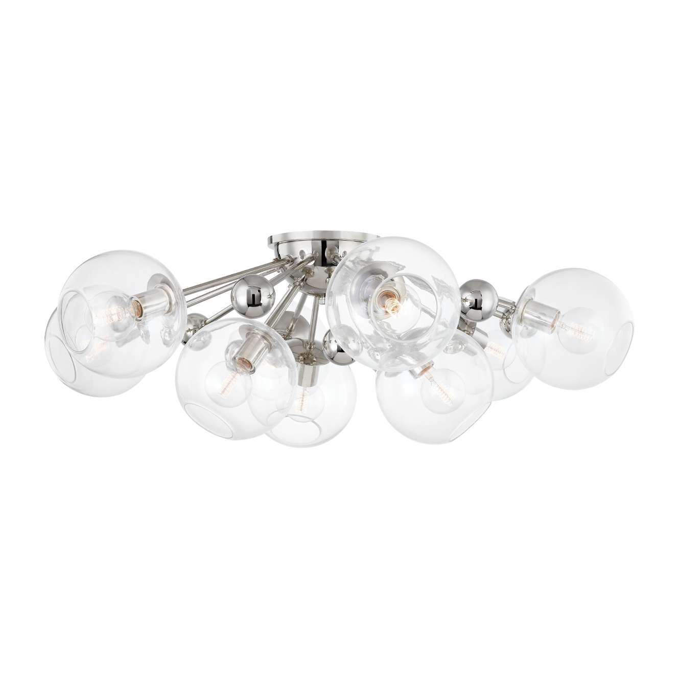 Hudson Valley Lighting Abbott 9 Light 41.75 inch Semi Flush Ceiling Light Clearance