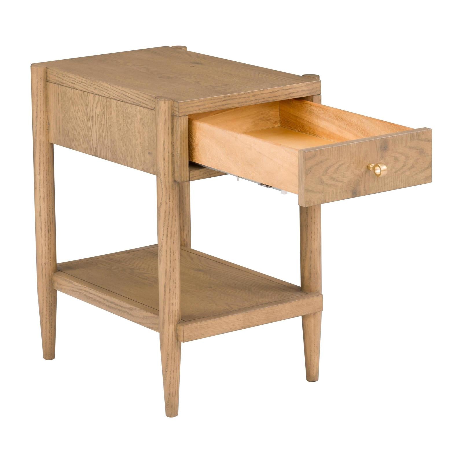 Fairfield Maxwell One Drawer Rectangle Drink Table
