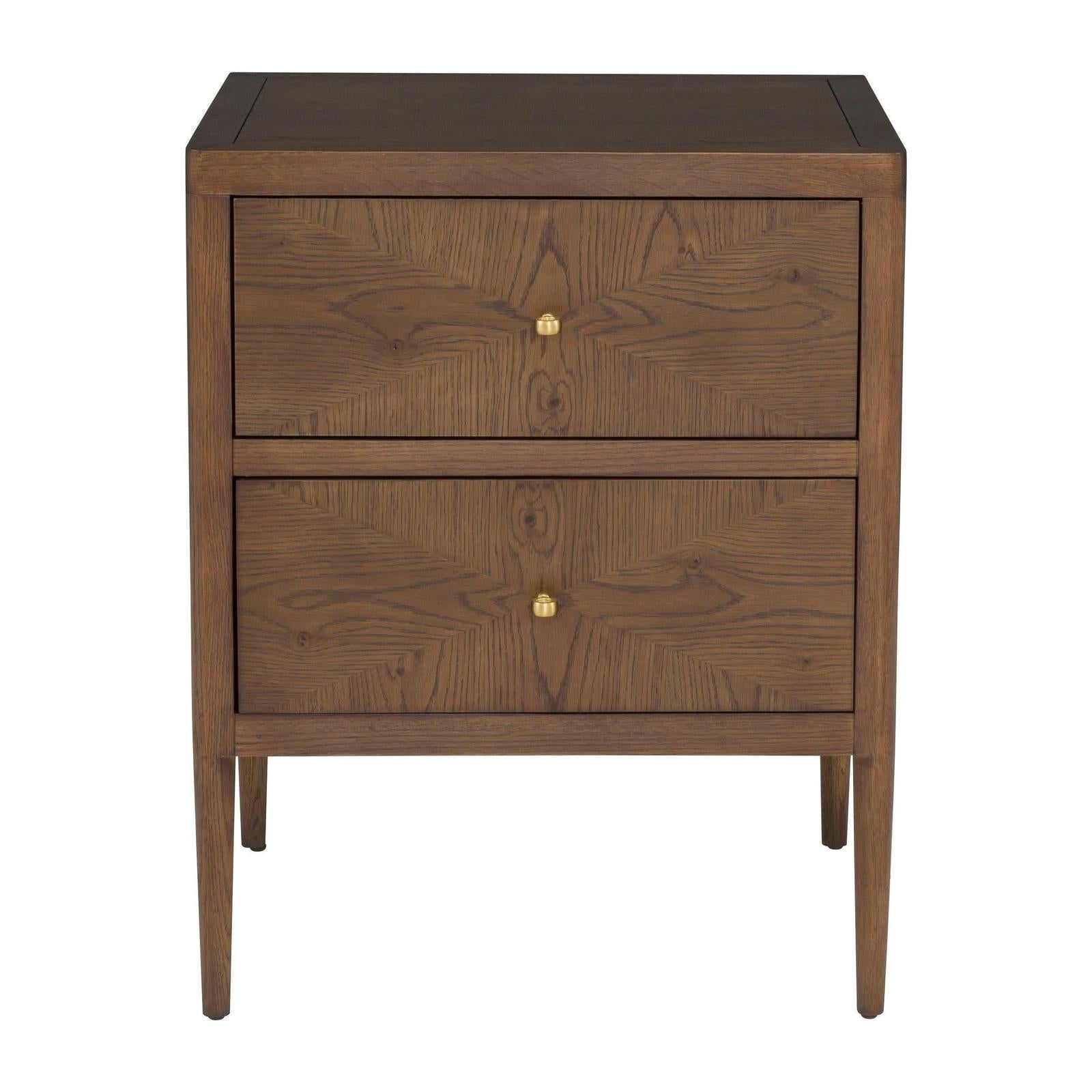 Fairfield Maxwell Petite Nightstand with Rounded Corners