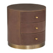 Fairfield Dimitri Three Drawer Round End Table