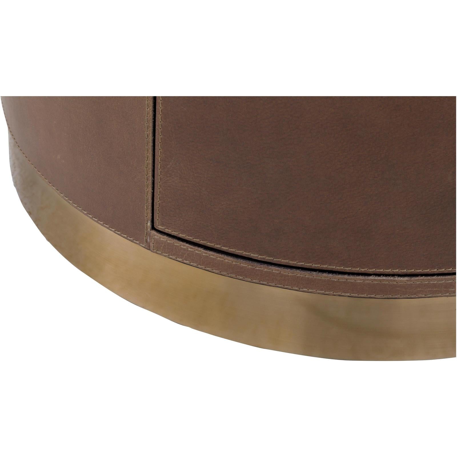 Fairfield Dimitri Three Drawer Round End Table