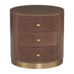 Fairfield Dimitri Three Drawer Round End Table