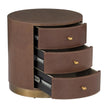 Fairfield Dimitri Three Drawer Round End Table