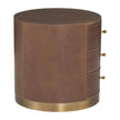 Fairfield Dimitri Three Drawer Round End Table
