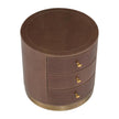 Fairfield Dimitri Three Drawer Round End Table