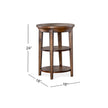Magnussen Home Bay Creek Toasted Nutmeg End Table