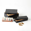 Global Views Black Boxed Bone Set