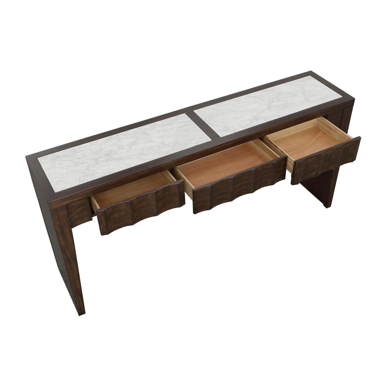 Fairfield West Camden Three Drawer Console Table