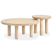 Salt Life Home Sunset Cove Sanibel Brown Nesting Cocktail Table with Casters Sale