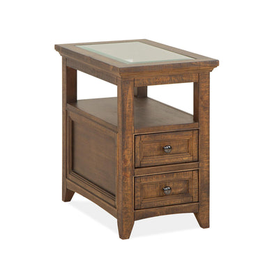 Magnussen Home Bay Creek Toasted Nutmeg End Table