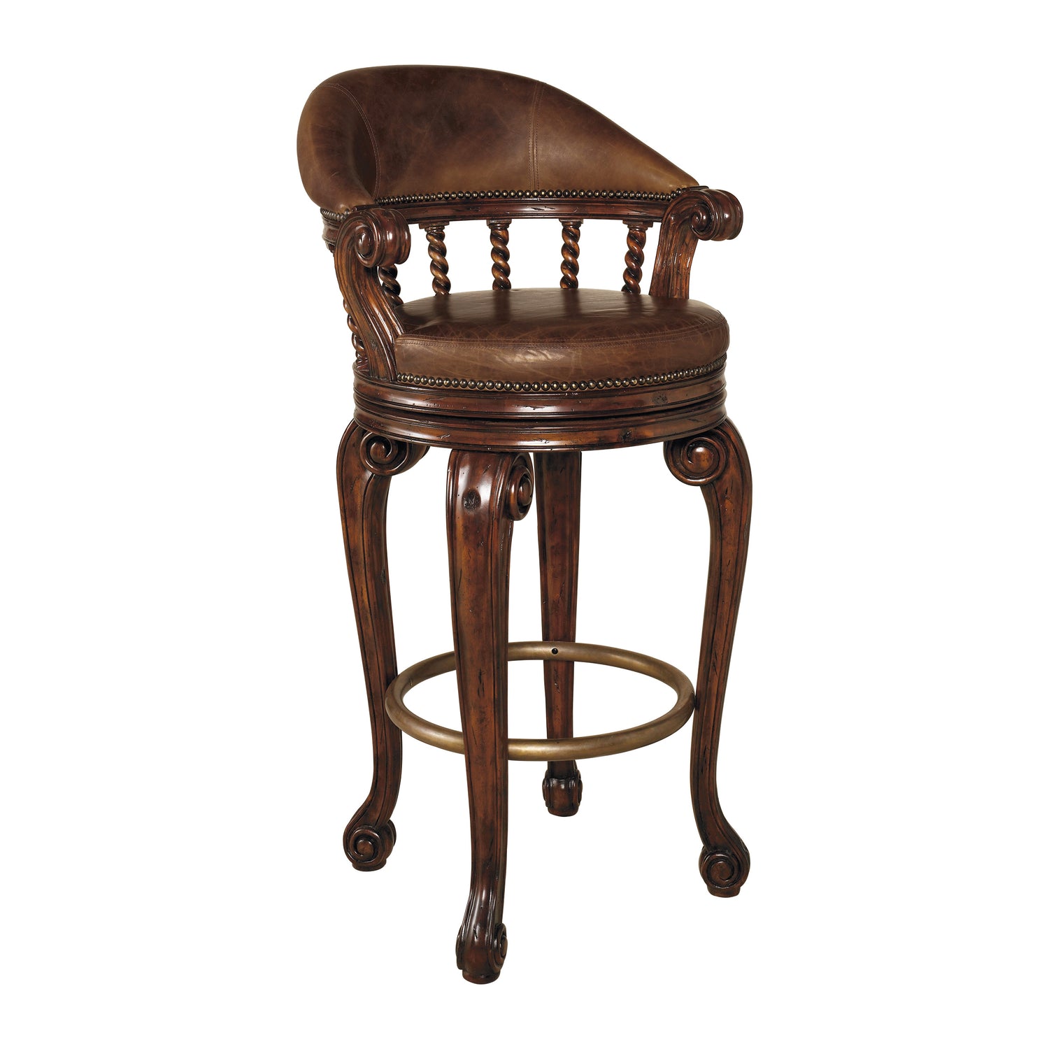 Maitland Smith Sale Marlowe Swivel Counter Stool