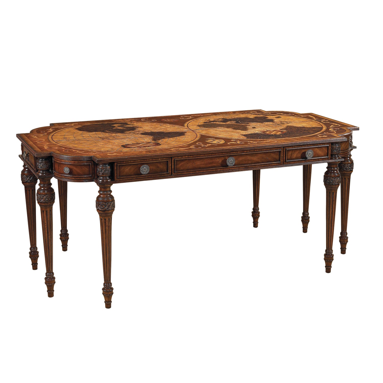 Maitland Smith Sale Map Writing Desk