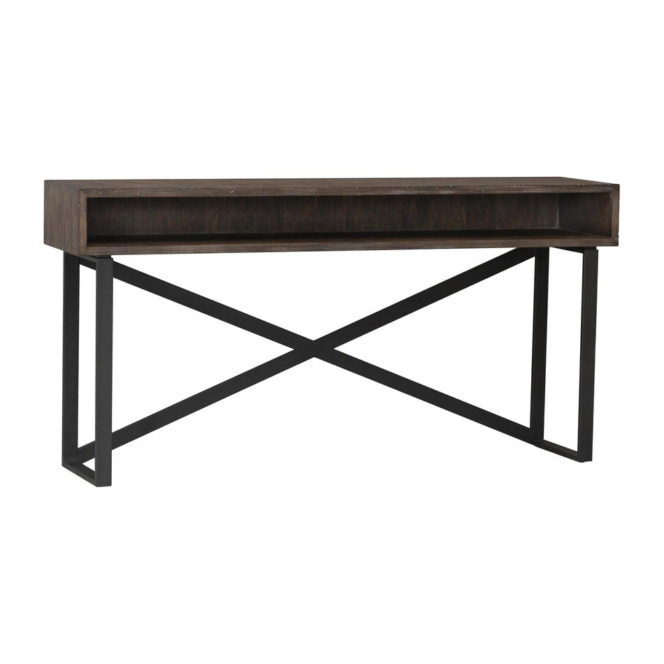 Fairfield Rustique Open Storage Console Table