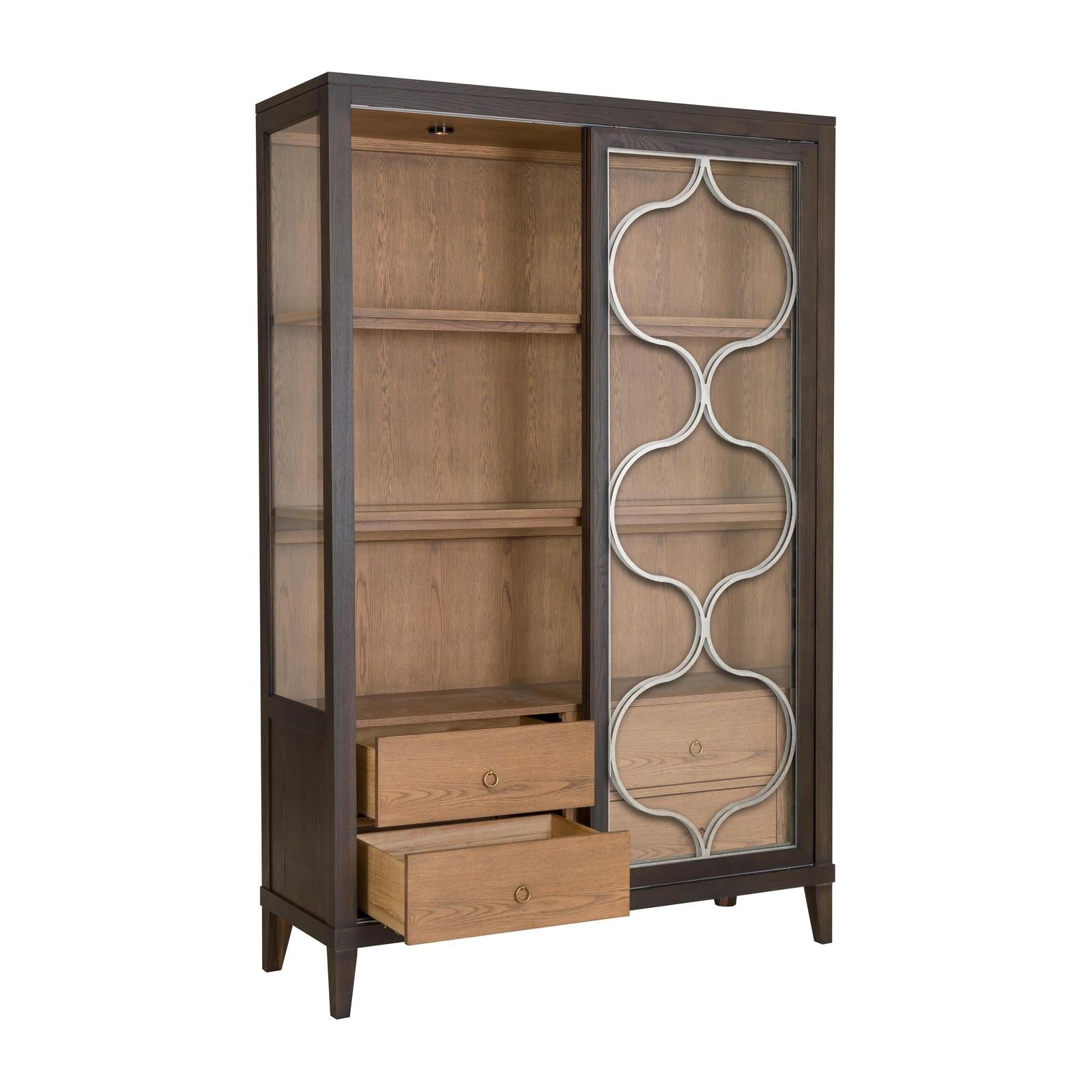 Fairfield Thea Curio with Sliding Door