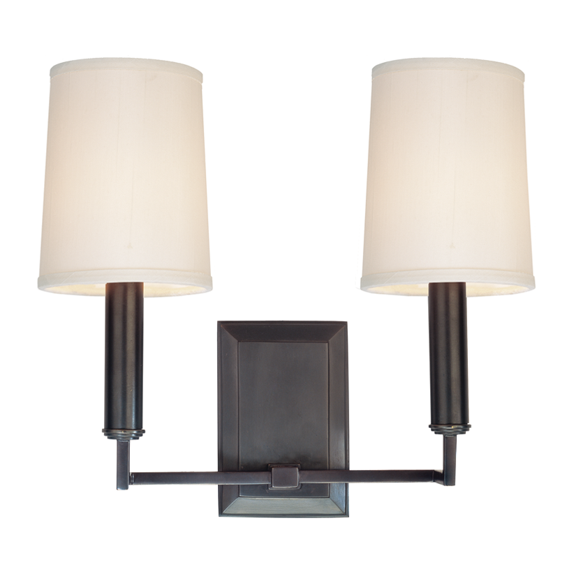 Hudson Valley Lighting Clinton 2 Light 11 inch Wall Sconce Wall Light