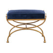 Maitland Smith Royal Blue Courtly Bench