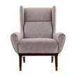 Arteriors Ophelia Lounge Chair Fossil Tweed Dark Walnut