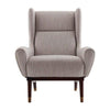 Arteriors Ophelia Lounge Chair Fossil Tweed Dark Walnut