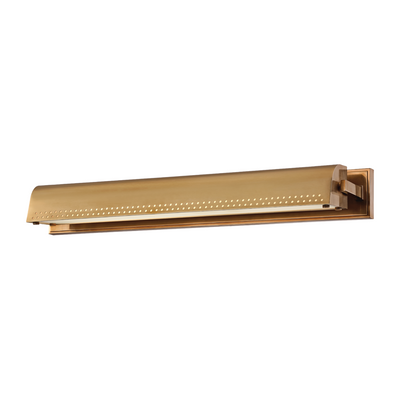 Hudson Valley Lighting Garfield 26.5 inch 18 watt Aged Brass Picture Light Wall Light